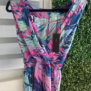 BCBG Max Romper Dress with Pockets
